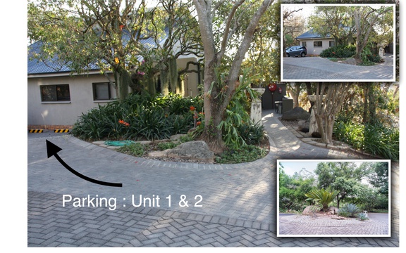 Parking : One bedroom apartments, Unit 1 & 2